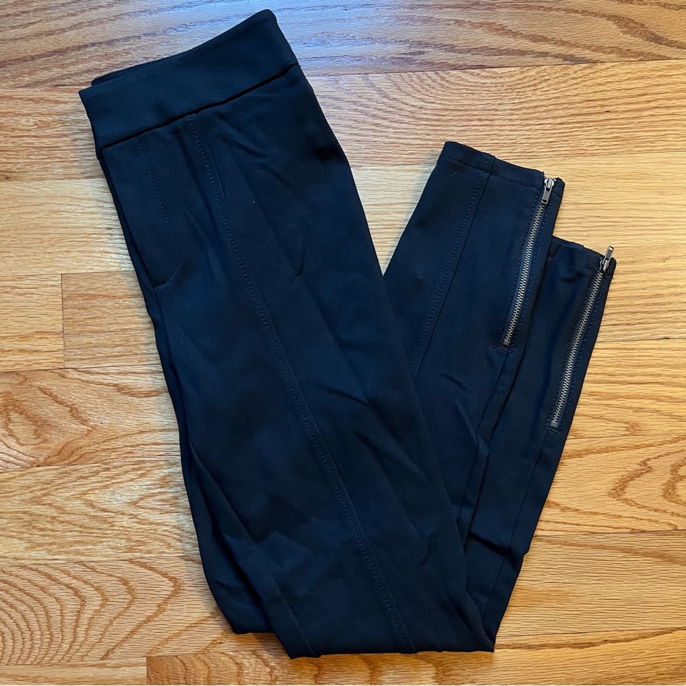 Anthropologie The essential slim black pants size 2